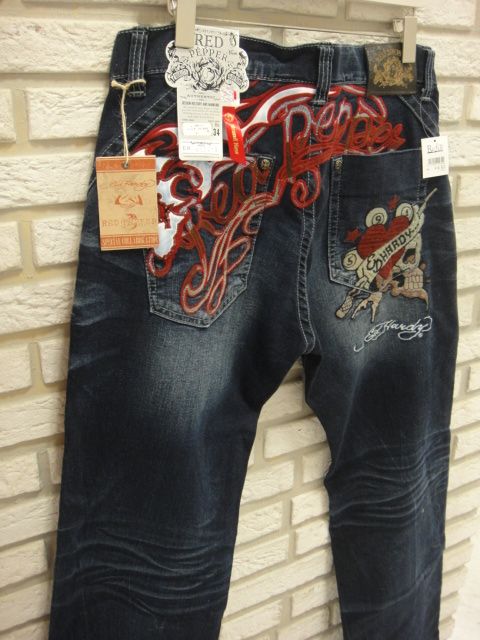 Ed Hardy × Red Pepper スキニー M
